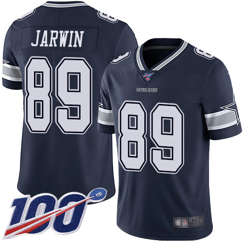 Men Dallas Cowboys Limited Navy Blue Blake Jarwin Home #89 100th Season Vapor Untouchable NFL Jersey->women nfl jersey->Women Jersey